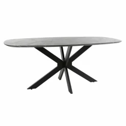 Deens Ovale Eettafel Mousa Keramieklook 180 x 90cm - Loft24.nl