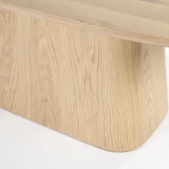 Deens Ovale Eettafel Nola Eikenhout 250 x 110 cm - Naturel - Loft24.nl