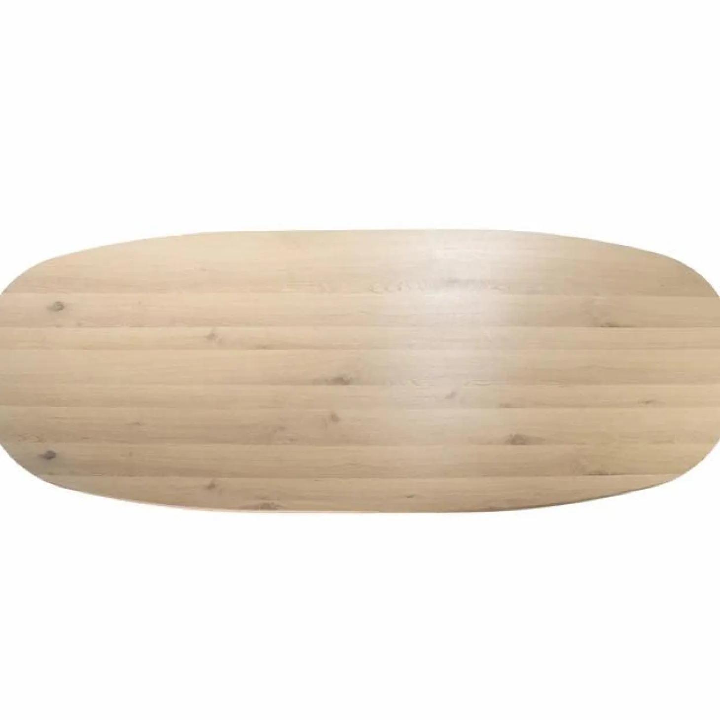 Deens Ovale Eettafel Nola Eikenhout 200 x 110 cm - Naturel - Loft24.nl