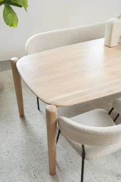 Deens Ovale Eettafel Selbu 240 x 100cm - kleur Naturel - Loft24.nl