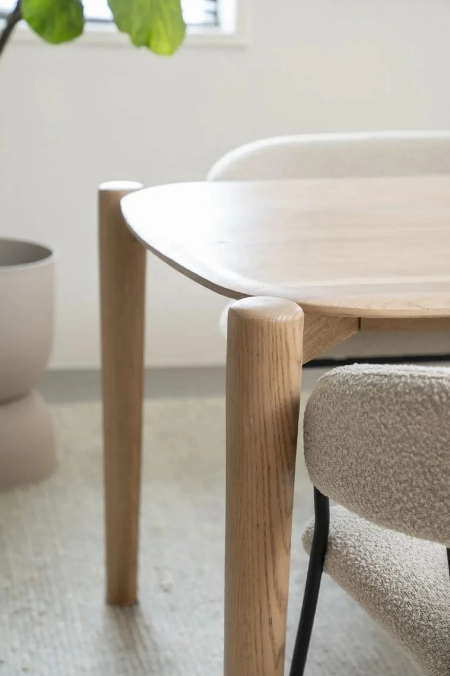 Deens Ovale Eettafel Selbu 200 x 100cm - kleur Naturel - Loft24.nl