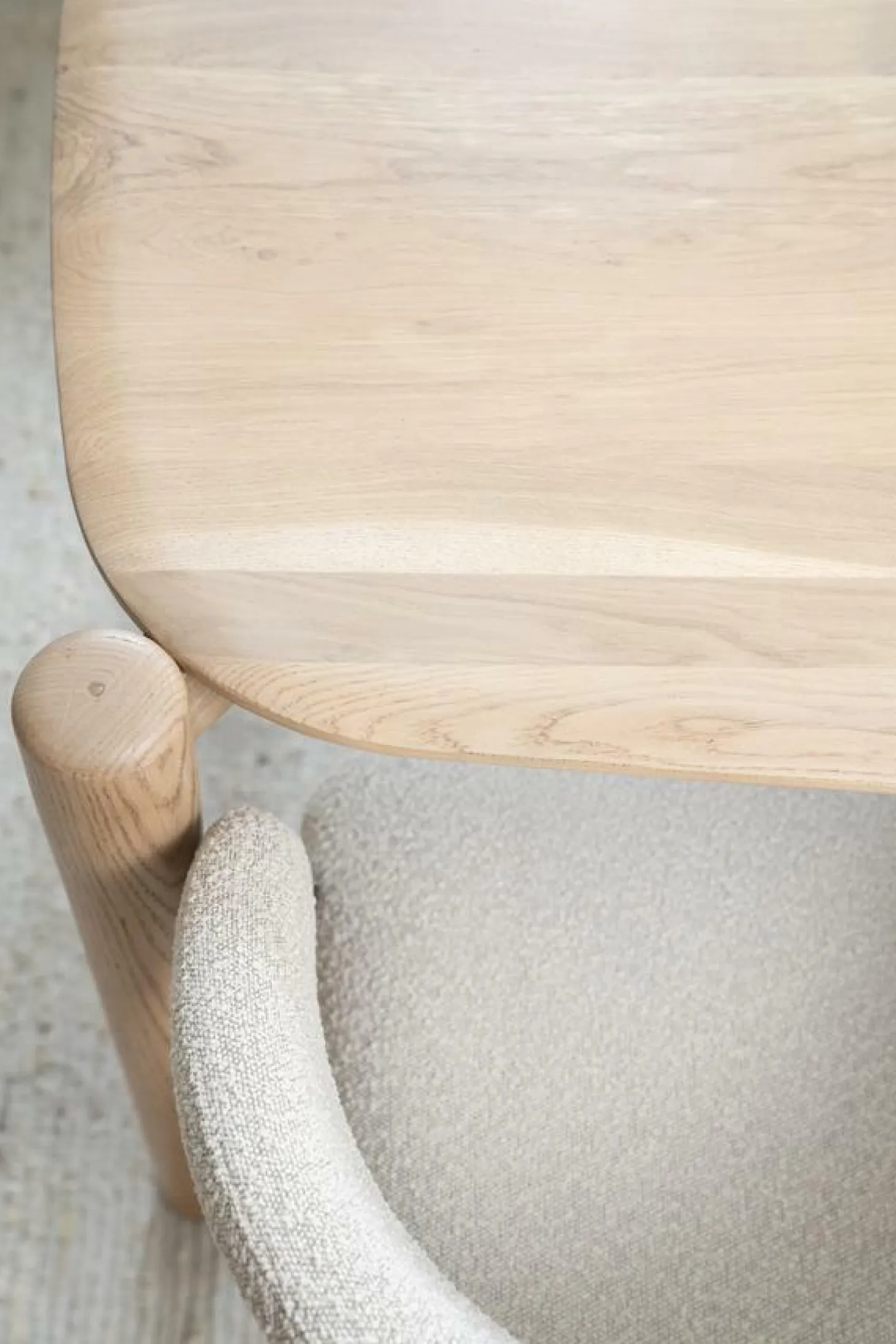 Deens Ovale Eettafel Selbu 200 x 100cm - kleur Naturel - Loft24.nl