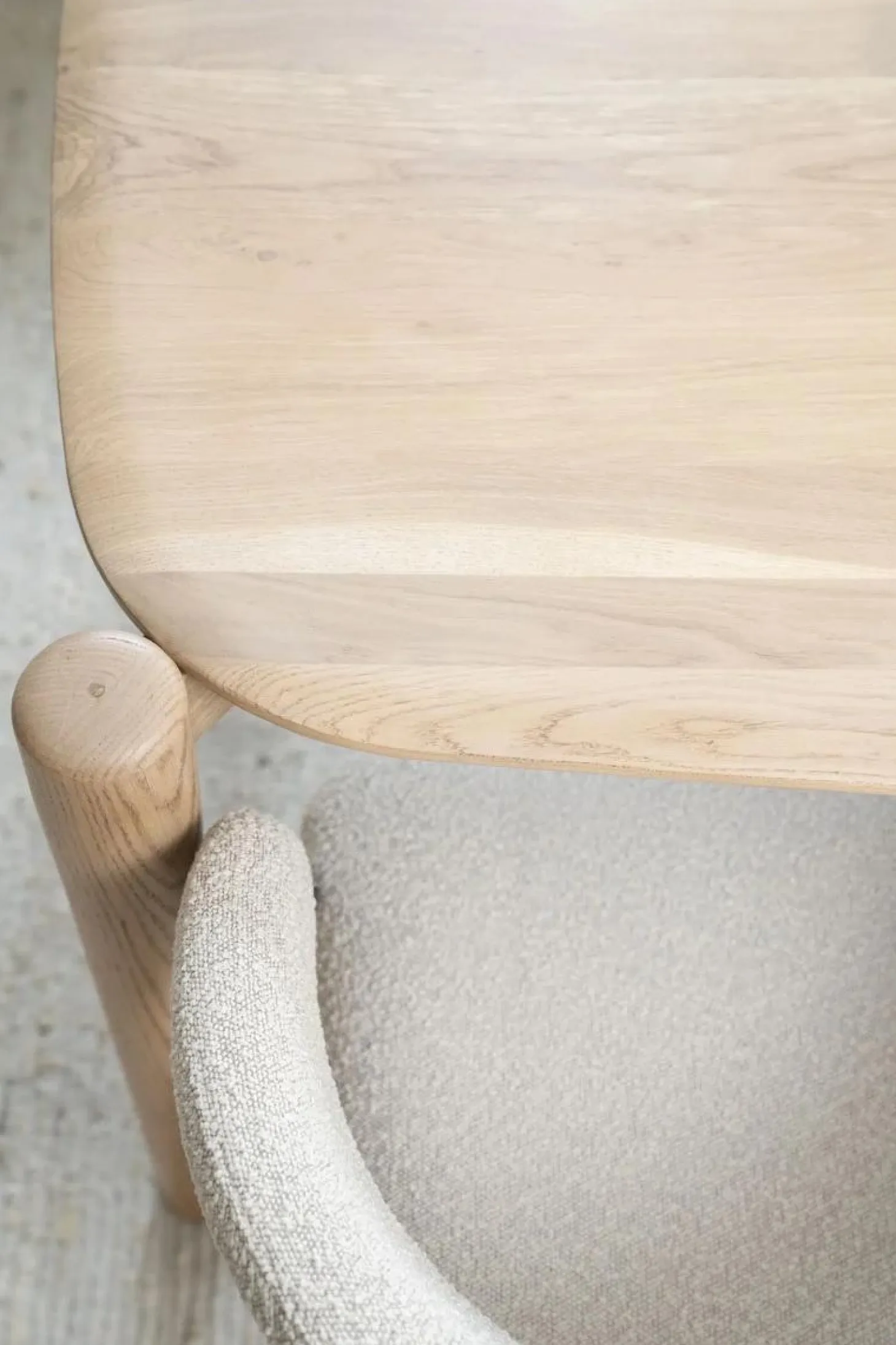 Deens Ovale Eettafel Selbu 200 x 100cm - kleur Naturel - Loft24.nl