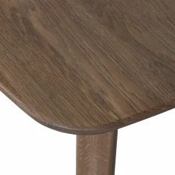 Deens Ovale Eettafel Tablo Eikenhout, Met Haarlem 4-standen poot - 180 cm - Cashmere Brown - Loft24.nl