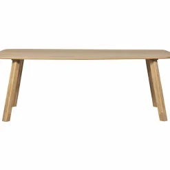 Deens Ovale Eettafel Tablo Eikenhout, Met Haarlem 4-standen poot - 180 cm - Transparant - Loft24.nl