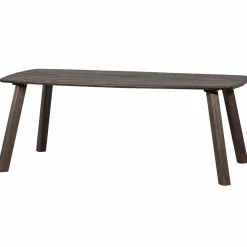 Deens Ovale Eettafel Tablo Eikenhout, Met Haarlem 4-standen poot - 180 cm - Mystic Brown - Loft24.nl
