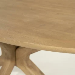 Deens Ovale Eettafel Tycho Mangohout 260 x 110 cm - Naturel - Loft24.nl