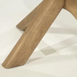 Deens Ovale Eettafel Tycho Mangohout 160 x 110 cm - Naturel - Loft24.nl