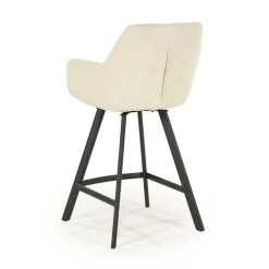 Draaibare Barkruk Bliss - Beige (zithoogte 69cm) - Loft24.nl