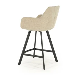 Draaibare Barkruk Bliss - Taupe (zithoogte 69cm) - Loft24.nl