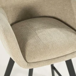 Draaibare Barkruk Bliss - Taupe (zithoogte 69cm) - Loft24.nl