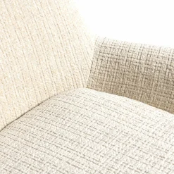 Draaibare Barstoel Linsey Beige - zithoogte 68cm - Loft24.nl