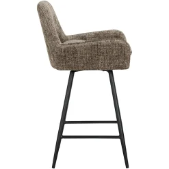 Draaibare Barstoel Linsey Stone - zithoogte 68cm - Loft24.nl