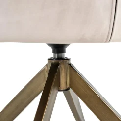 Draaibare Eetkamerstoel Aline Velvet kleur Khaki - Loft24.nl
