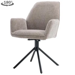 Draaibare Eetkamerstoel Amaro - Beige - Loft24.nl