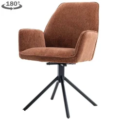 Draaibare Eetkamerstoel Amaro - Koper - Loft24.nl
