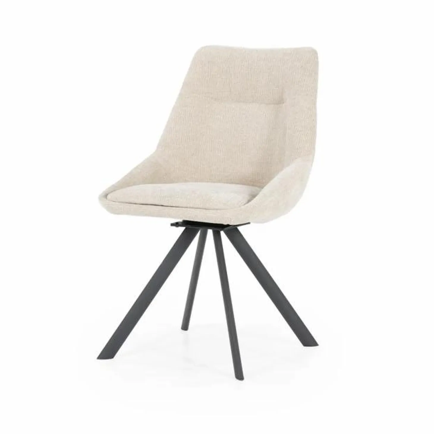 Draaibare Eetkamerstoel Bliss - Taupe - Loft24.nl