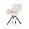 Draaibare Eetkamerstoel Bliss met armleuning- Beige - Loft24.nl