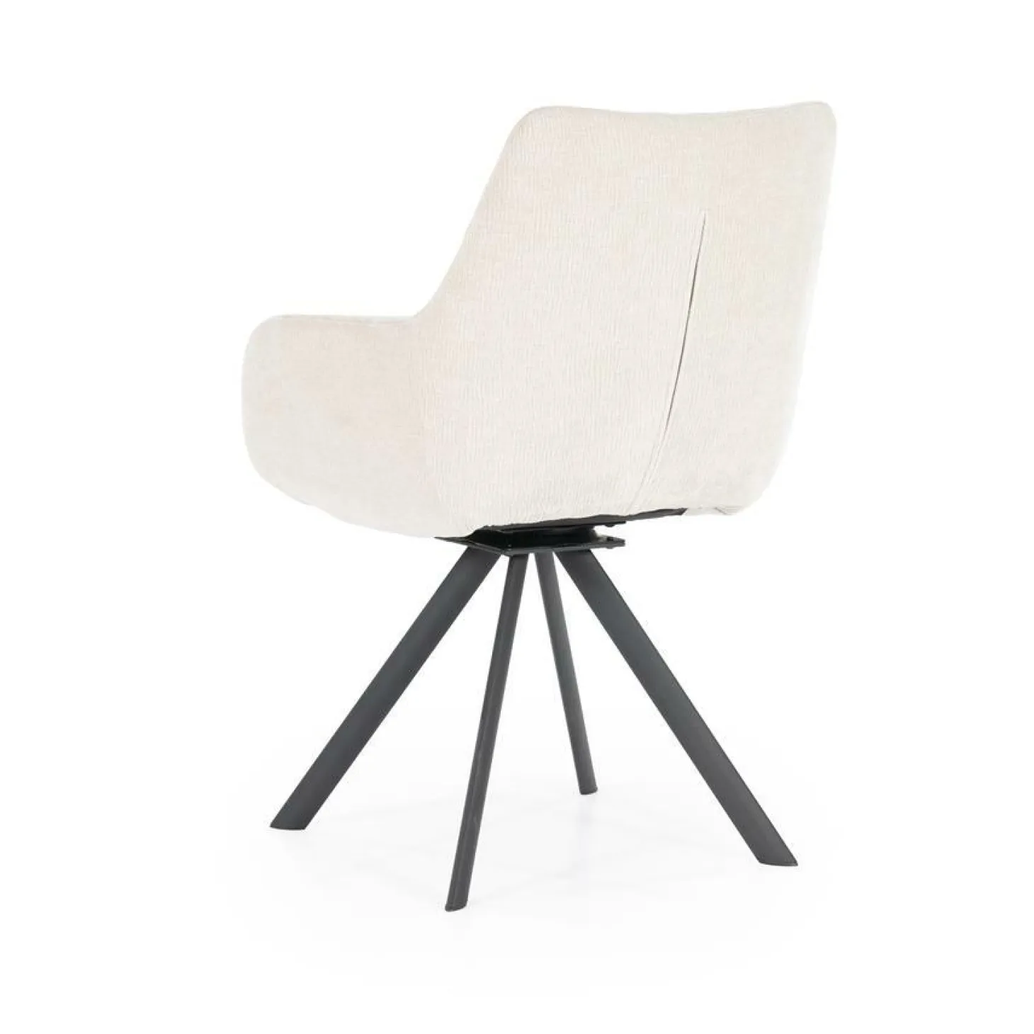 Draaibare Eetkamerstoel Bliss met armleuning- Beige - Loft24.nl