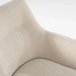 Draaibare Eetkamerstoel Bliss met armleuning- Beige - Loft24.nl