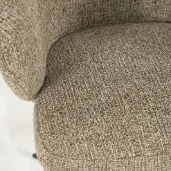 Draaibare Eetkamerstoel Connor kleur Bruin - Loft24.nl