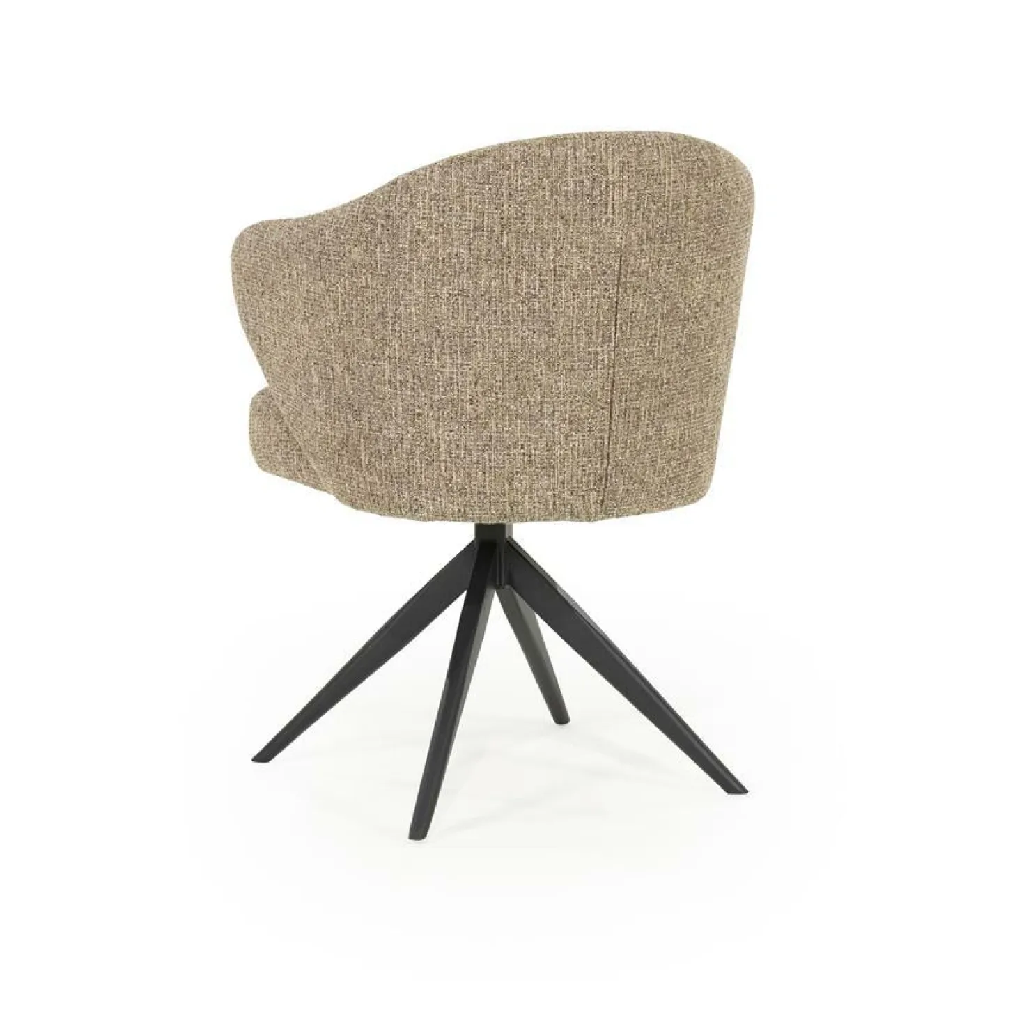 Draaibare Eetkamerstoel Connor kleur Bruin - Loft24.nl