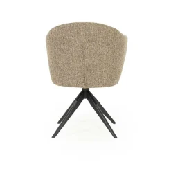 Draaibare Eetkamerstoel Connor kleur Bruin - Loft24.nl