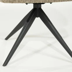 Draaibare Eetkamerstoel Connor kleur Bruin - Loft24.nl