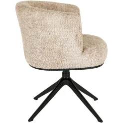 Draaibare Eetkamerstoel Cheyenne Lovely kleur Beige - Loft24.nl