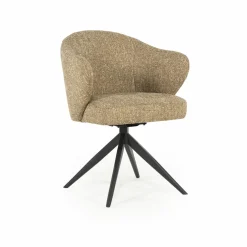 Draaibare Eetkamerstoel Connor kleur Mosterd - Loft24.nl