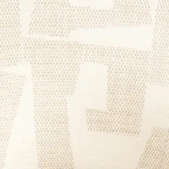 Draaibare Eetkamerstoel Cheyenne Graffic stof kleur Beige - Loft24.nl