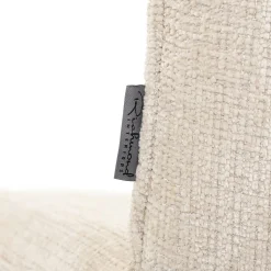 Draaibare Eetkamerstoel Dakota Chenille kleur Beige - Loft24.nl