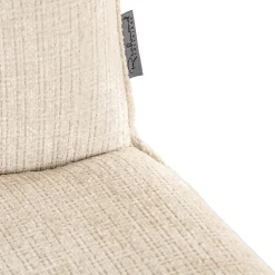 Draaibare Eetkamerstoel Dakota Chenille kleur Beige - Loft24.nl