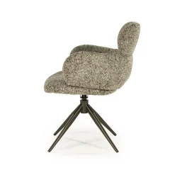 Draaibare Eetkamerstoel Darcio - Taupe - Loft24.nl