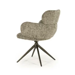 Draaibare Eetkamerstoel Darcio - Taupe - Loft24.nl