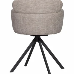 Draaibare Eetkamerstoel Fenne Geweven - Naturel - Loft24.nl