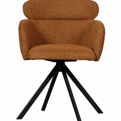 Draaibare Eetkamerstoel Fenne Geweven - Ginger - Loft24.nl