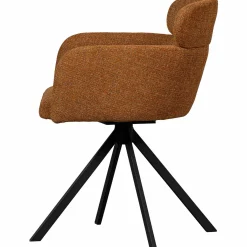 Draaibare Eetkamerstoel Fenne Geweven - Ginger - Loft24.nl