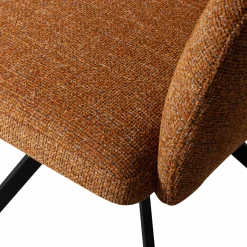 Draaibare Eetkamerstoel Fenne Geweven - Ginger - Loft24.nl