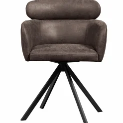 Draaibare Eetkamerstoel Fenne Geweven - Chestnut - Loft24.nl