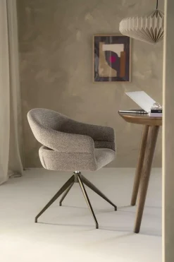 Draaibare Eetkamerstoel Hailey Boulé - Beige - Loft24.nl