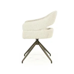 Draaibare Eetkamerstoel Hailey Boulé - Beige - Loft24.nl