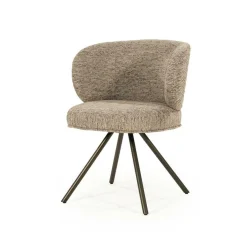 Draaibare Eetkamerstoel Jayson - Bruin - Loft24.nl