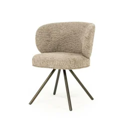 Draaibare Eetkamerstoel Jayson - Taupe - Loft24.nl