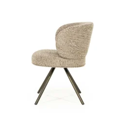 Draaibare Eetkamerstoel Jayson - Taupe - Loft24.nl