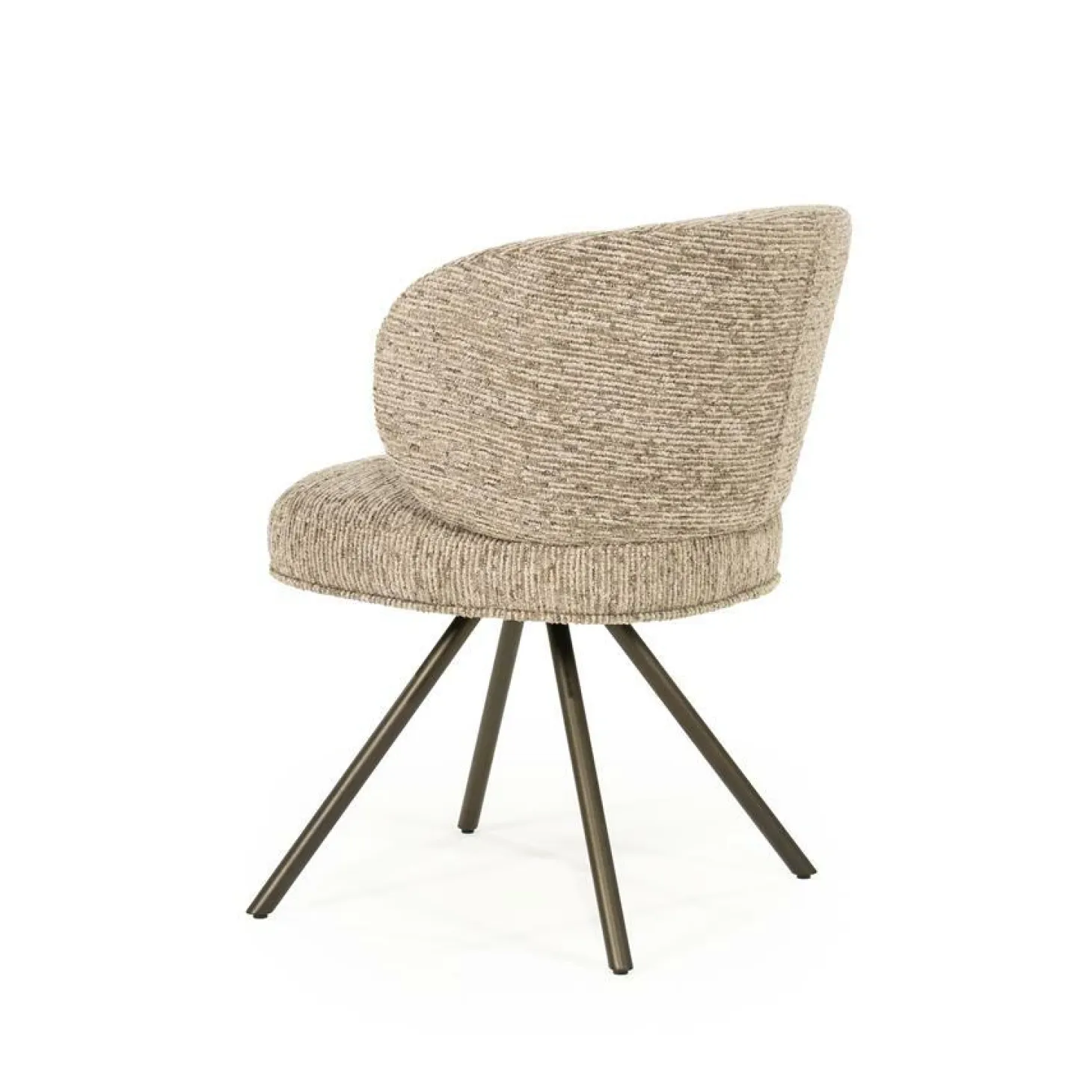 Draaibare Eetkamerstoel Jayson - Taupe - Loft24.nl