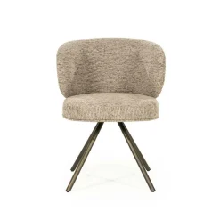 Draaibare Eetkamerstoel Jayson - Taupe - Loft24.nl