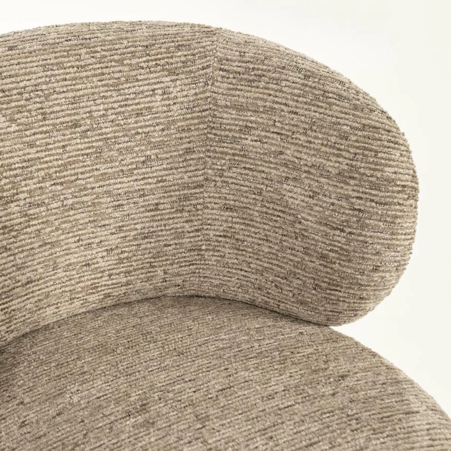 Draaibare Eetkamerstoel Jayson - Taupe - Loft24.nl