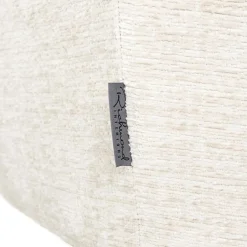 Draaibare Eetkamerstoel Lisonne Chenille kleur Crème - Loft24.nl