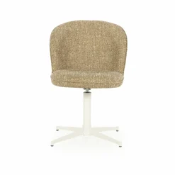 Draaibare Eetkamerstoel Molly Mosterd - Loft24.nl